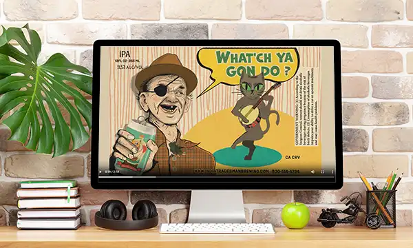 portfolio thumbnail for What.CH YA Gon Do, a beer flavor promotional launch site